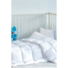 Özgürce Yumuşak Bebek Yorganı, Mikrofiber, 100X150 Cm, Silikon Yastık Hediye