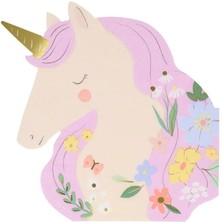 Meri Meri - Unicorn Şekilli Peçeteler - 16 Adet