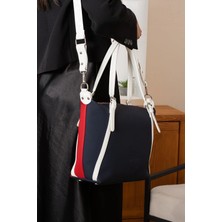 Orijinal Just Polo 3 Bölmeli Geniş Askılı Kadın Omuz Çantası Büyük Boy 43*30 cm 6037 Tomy