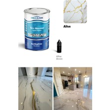 Demarin Solventsiz - Kokusuz Sıvı Mermer, Liquid Marble (Tezgah, Zemin Boyası) Natural Seri