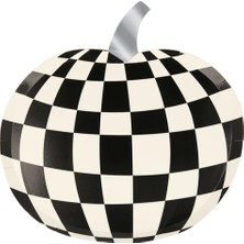 Meri Meri - Mod Pattern Pumpkin Plates - Modern Balkabağı Tabaklar (8'li)
