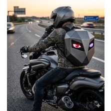 Missidea Shadow Rider LED Işıklı Sırt Çantası Motorcu Çantası Büyük Boy