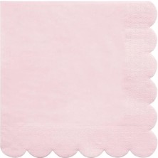 Meri Meri - Pale Pink Napkins - Açık Pembe Peçeteler - L - 20'li