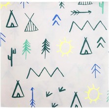 Meri Meri - Let's Explore Napkins - Kamp Peçete - L