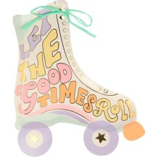 Meri Meri - Roller Skate Plates - Paten Tabaklar - 8'li