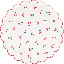 Meri Meri - Kiraz Tabak - L - 8 Adet