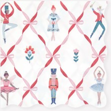 Meri Meri - Nutcracker Bale Peçete - L - 16 Adet