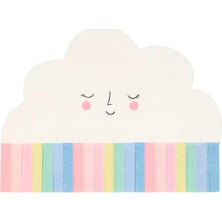 Meri Meri - Rainbow Sun Napkins - Gökkuşağı Bulutlu Peçete - L