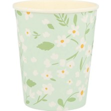 Meri Meri - Ditsy Floral Cups - Çiçekli Bardaklar - 12'li