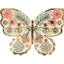 Meri Meri - Floral Butterfly Napkins - Çiçekli Kelebek Peçete - 16'lı