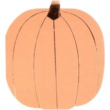 Meri Meri - Pastel Halloween Pumpkin Napkins - Pastel Bal Kabağı Peçete
