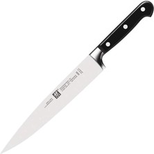 Leaf Shop Profesyonel S Dilimleme Bıçağı, 200 Mm, Paslanmaz Çelik, Siyah