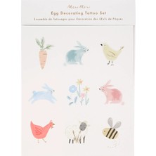 Meri Meri - Bunny Egg Decorating Tattoo Kit - Yumurta Süsleme Kiti