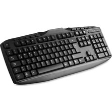Leaf Shop KB-250U, Multimedia Q Klavye, Türkçe, Siyah