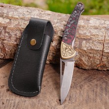 Köse Mehmet Katlanır Model - 20 cm - N690 Çelik - G-Carta Sap