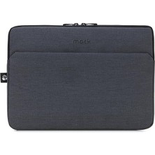 Leaf Shop MCE-1504 14.1" Nova Eco Çevre Dostu 13-14 Inç Yeni MacBook Pro Için Kılıf, Aksesuar Bölmeli Laptop Kılıfı, Ykk Fermuarlı Notebook & Tablet Kılıfı, Antrasit