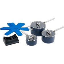 Leaf Shop Joseph Space 9 Parça Kapaklı Sos Tenceresi Seti