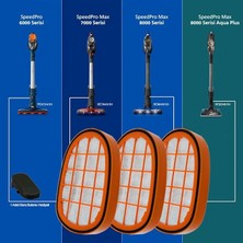 Leaf Shop Philips Speedpro Max Uyumlu Hazne Filtresi 3 Adet, Boru Butonu Hediyeli