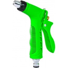 Leaf Shop Metal Uçlu Otomatik Tabanca, Ayarlanabilir Metal Uçlu Bahçe Sulama Tabancası, 1/2" Hortum Çıkışlı, KUP8514