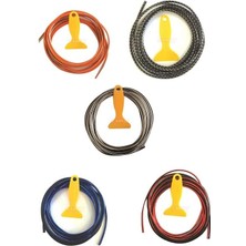 Leaf Shop Içi Torpido Çıtası Tirim Fitil 5 Metre (Krom)