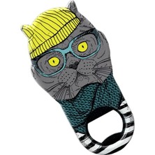 Leaf Shop Kedi Şişe Açacağı Mıknatıs, Bira Kola Barmen Mutfak Barmen Için Buzdolabı Mıknatısı Silikon Metal Şişe Açacağı Metal Yenilik Sevimli Eğlenceli Şekil, Benzersiz Doğum Günü Bira Hediyeleri