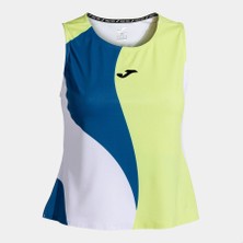 Joma 902366.407 Challenge Kadın Kolsuz Tişört - Mavi/yeşil