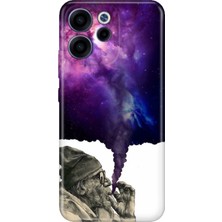 Nurdic Oppo Reno 15 - 15F 5g Uyumlu Kılıf Silikon Desenli Tam Koruma Resimli Smoke