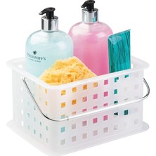 Leaf Shop Depolama Düzenleyici Sepet, Banyo, Sağlık ve Güzellik Ürünleri Için - Küçük, Frost