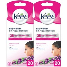 Leaf Shop Yüz Bölgesi 20’li Sir Ağda Bantları 2’li Avantaj Paketi