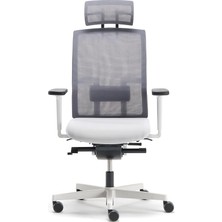 Leaf Shop Me Too Fluid Motion Plus® Pp Ayak Başlıklı Gri Çalışma Koltuğu