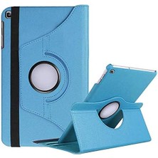 Leaf Shop Samsung Galaxy T110 / T113 Tab 3 Lite 7 Inç Tablet Uyumlu Kılıfı 360 Dönebilen Standlı - Turkuaz