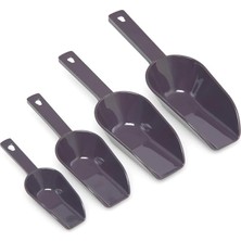 Leaf Shop Erzak Küreği, 4 Parça Set (Siyah)