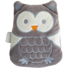 Leaf Shop Kiraz Çekirdekli Baykuş Kadife Gaz Yastığı/gri