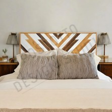 Postotto Iskandinav Çift Kişilik Ahşap Yatak/baza Başlığı