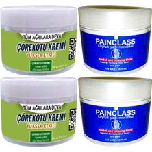 Çörekotu Çörek Otu Kremi 2 Adet 150 ml + 2 Adet Painclass 100 ml Kuyruk Yağı Kremi / Krem Seti