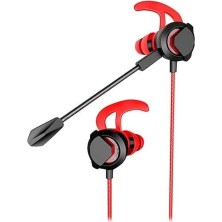 Leaf Shop Mg-6 Oyuncu Mikrofonlu Kulaklık 3.5 Mm, Kırmızı