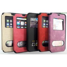 Leaf Shop Y5 2019 Kapakli Gizli Miknatisli Magnum Kilif (Siyah)