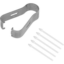 Leaf Shop Tab S6/s7/s7+/s6 LITE/NOTE10/NOTE 5G/NOTE10+/NOTE10+5G/NOTE20 Için 5 Adet Yedek Dokunmatik Ipuçları S Kalem Uçları, Sökme Cımbız ile (Beyaz)