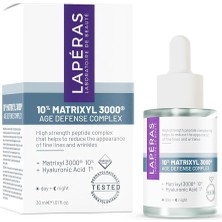Leaf Shop 10% Peptide Matrixyl 3000 1% Hyaluronic Acid Age Defense Complex, Nemlendirici Peptit Serum, 30 ml
