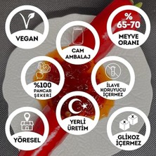 Leaf Shop Dönüş Ev Yapımı Geleneksel Acı Biber Reçeli Cam Kavanoz - 450 Gr. (%65-%70 Meyve Oranı)