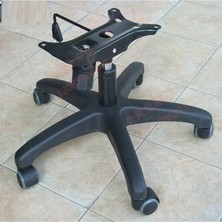 Leaf Shop Ofis Koltuğu Yedek Parça Seti Yıldız Ayak Amortisör Tekerlek Teleskop Şase Mekanizma Takımı