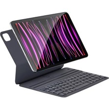 Leaf Shop Air 11 Inç M2/m3 2022/2025 Uyumlu Case Magic Keyboard Folio Utra Slim Klavyeli Kılıfı