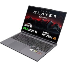 Leaf Shop Garaj Slayer R9T-5070TI C2 Amd Ryzen 9 9955HX 64GB Ram 2tb SSD RTX5070TI 16" Qhd+ IPS 300Hz Freedos Gaming Laptop