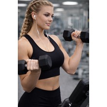 Doremi Seamless Kadın Yüzücü Model Spor Sütyen Esnek Kumaş ile Rahat Kesim Tasarım