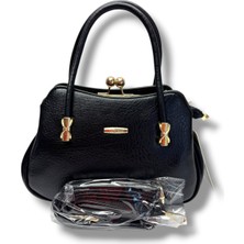 Janussi 2013-26 Baskı Deri El ve Omuz Askılı Kadın Çanta