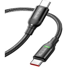 Leaf Shop CA-2730 100W Pd Type-C To Type-C Hızlı Şarj ve Data Kablosu 1.2