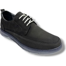 Birkan 2037-26 Hakiki Nubuk Deri Anatomik Bağcıklı Erkek Ayakkabı