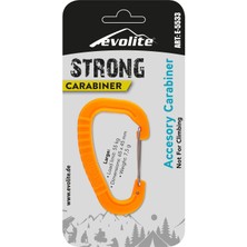 Evolite Strong Karabina Large Haki Renkli Hafif ve Taşınabilir Aksesuar 55 kg Taşıma Kapasitesi