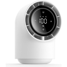 Leaf Shop SNNA01 Dijital LED Göstergeli Şarjlı Portatif Soğutucu Masa Fanı Masa Vantilatörü