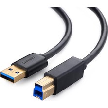 Leaf Shop 10372 2m USB A USB B Fişi Siyah - USB A USB B 3.0 (3.1 Gen 1), Siyah